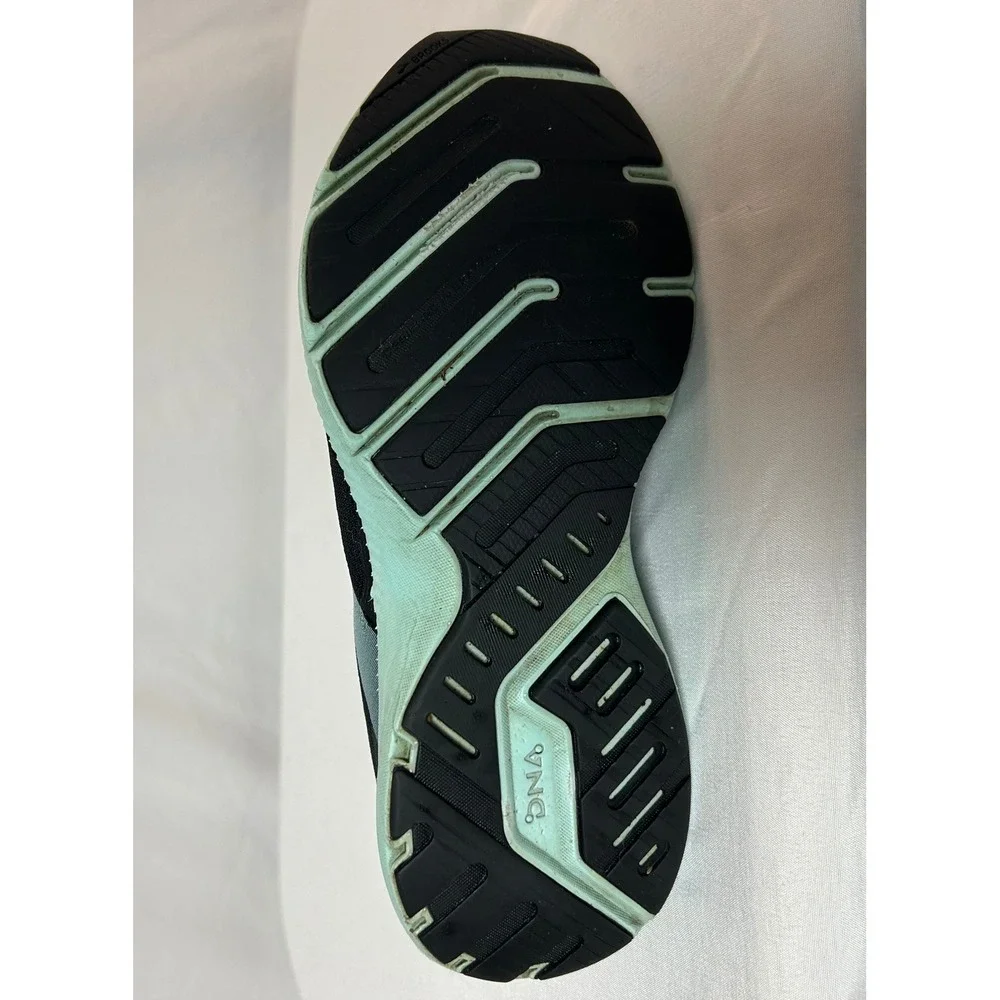 Brooks Launch 8 Womens Running Shoes Black Mint Green Speed Neutral Size  7 - Picture 15 of 16